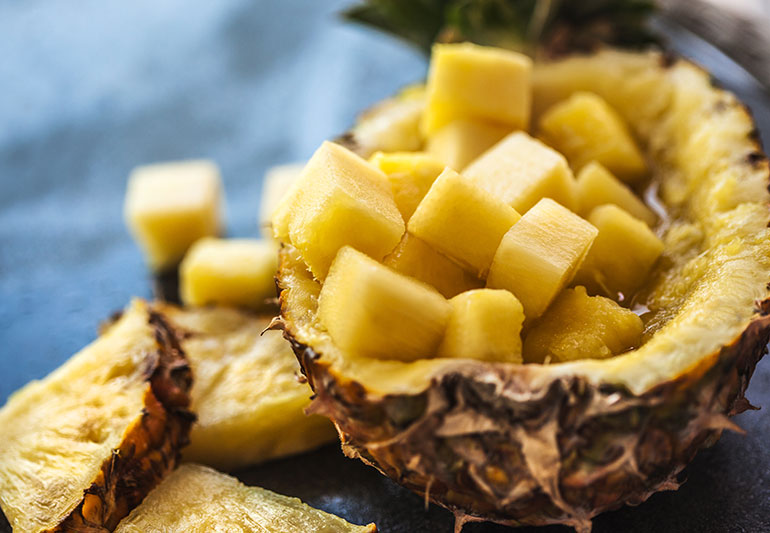 Pineapple has a health benefit