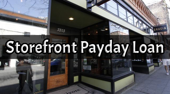 storefront payday loans