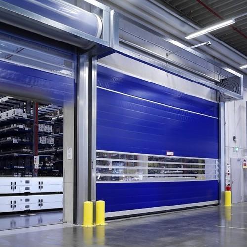 What are high speed doors, how do they operate?