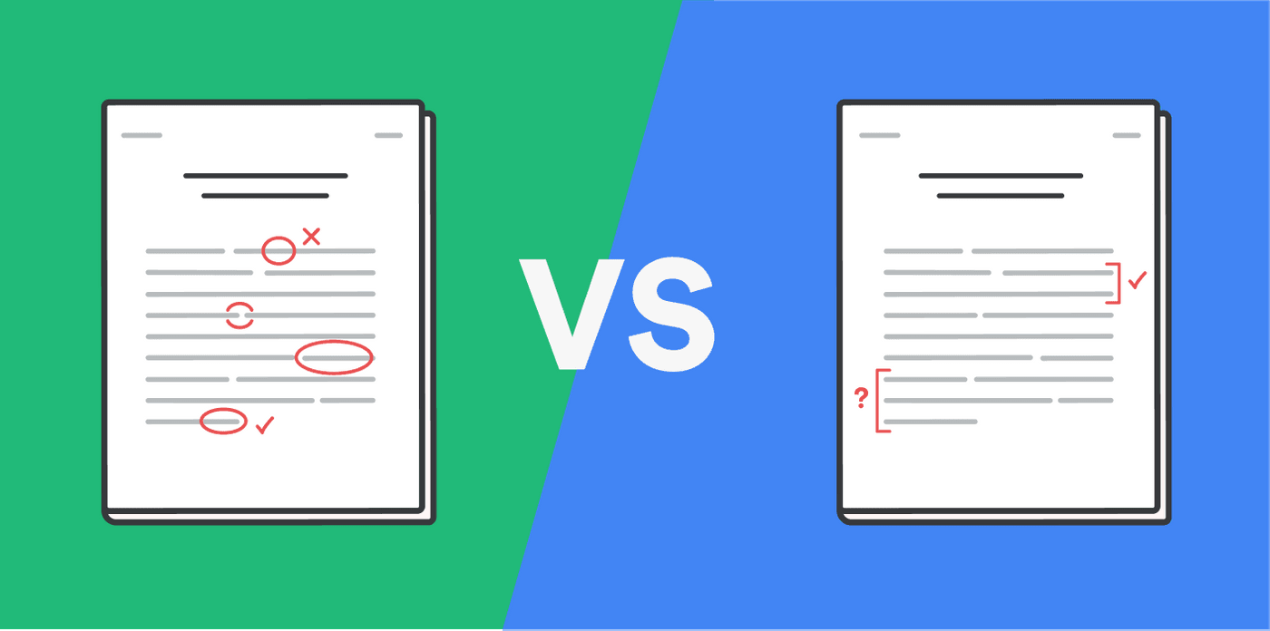 What’s the Difference Between Proofreading vs. Editing