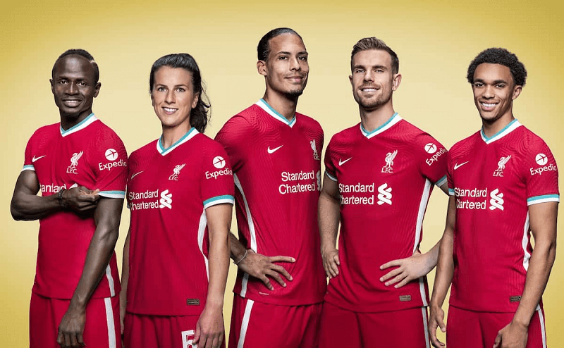 Support Liverpool in Their Team Shirts