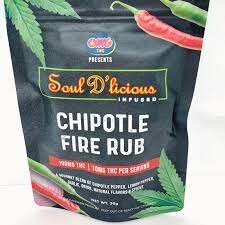 Unleashing Fiery Flavors with Chipotle Fire Rub 100mg THC