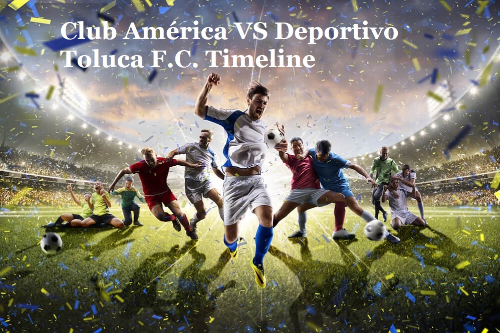 Club América VS Deportivo Toluca F.C. Timeline