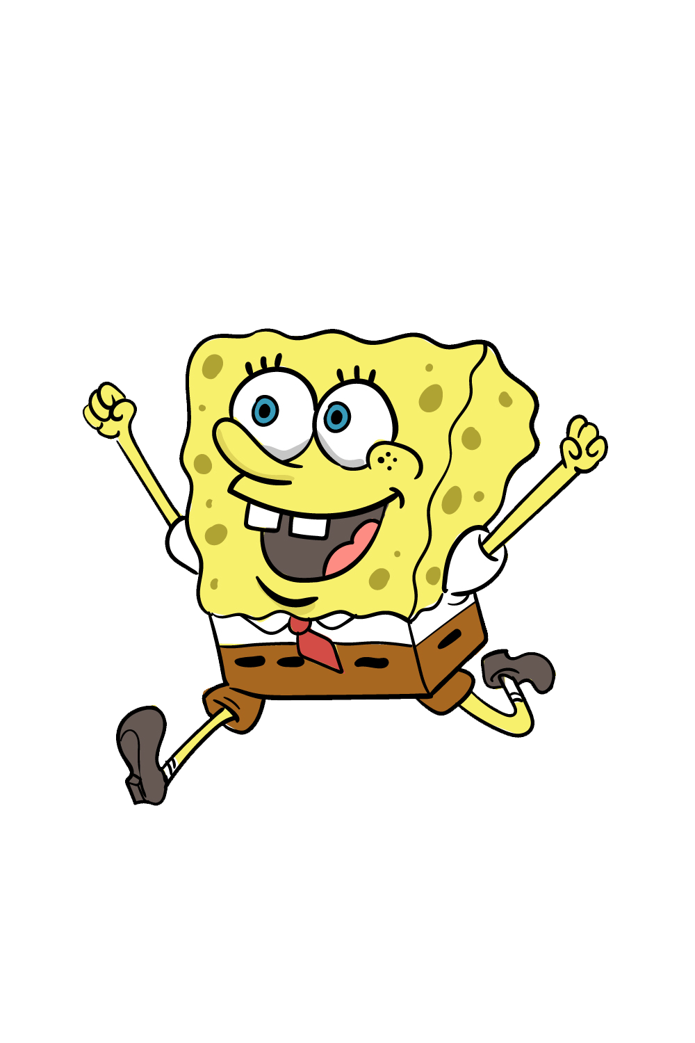 How to Draw Spongebob Drawing || Step by Step Tutorial