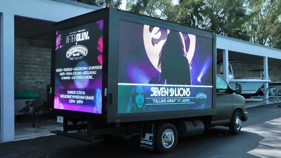 LED advertising trucks